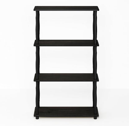 Furinno Turn-N-Tube 4-Tier Multipurpose Shelf Display Rack, Classic Tubes - Image 6