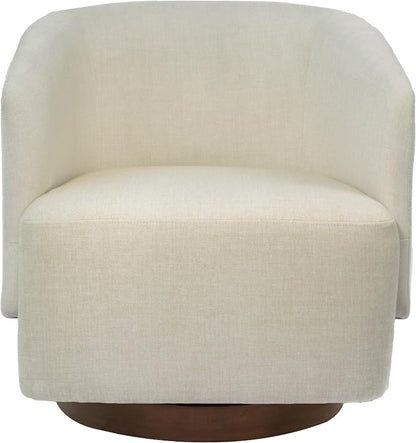 MINCETA Accent Chair, Modern 360 Swivel Barrel Chairs - Image 3