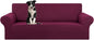 Stretch Oversized Couch Covers for Sofa Slipcover, Wine | 1-Piece Washable Sofa by KEKUOU