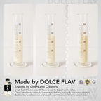 Dolce Flav Natural White Food Coloring – 2 oz Liquid Whitening Dye from Palm Oil with Graduated Dropper | Water-Soluble | For Frostings, Fillings & Beverages | Kosher | Made in USA