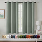 MIULEE Blackout Curtains for Bedroom 2 Panels 40 x 63 Inch Long Light Green | by MIULEE