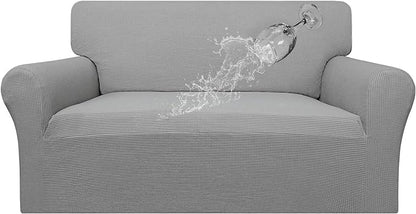 Easy-Going Waterproof Loveseat Couch Cover Stretch Jacquard Sofa Cover | Dual by Easy-Going