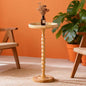 Small Side Table, Rattan Drink Table, Round Side Table by HuiDao