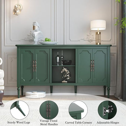 Vintage Buffet Sideboard Cabinet - Image 3