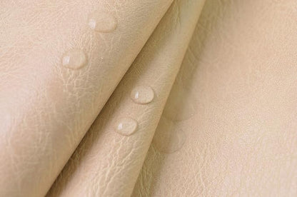Wento Thick 2 Yard Faux Leather Fabric Soft Skin Grain PU Leather Fabric - Image 4