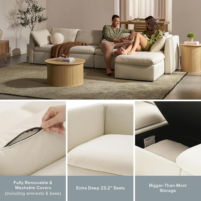 mopio Oversized Modular Sectional Sofa - Image 7