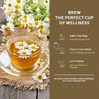 Life Plus Style Gourmet Pagoda Garden Chamomile Honey Green Tea Organic Herbal Green Caffeinated Hot or Iced Natural Sweet Honey Sleep Relax Antioxidants Wellness Support 60 Tea Bags