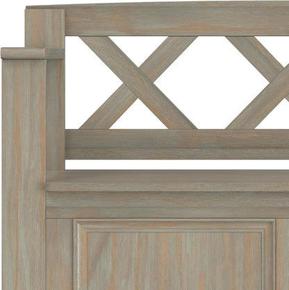 SIMPLIHOME Amherst Entryway Storage Bench - Image 11