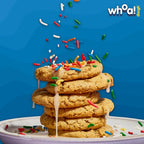 Whoa Dough Ready to Bake Cookie Dough Sugar Cookie – Certified Non-GMO, Kosher, Gluten Free – Plant-Based Snack Dough Made with Real Ingredients – 12 Pack