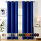 MIULEE Blackout Curtains for Bedroom 2 Panels 40 x 84 Inch Long Royal Blue | by MIULEE