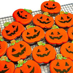 Halloween Cookie Cutters Large 7Pcs, Bat Pumpkin Magic Hat Cat Cookie Cutter, Sturdy Easy to Clean & Demold Pancake Dough Molds for Halloween Baking