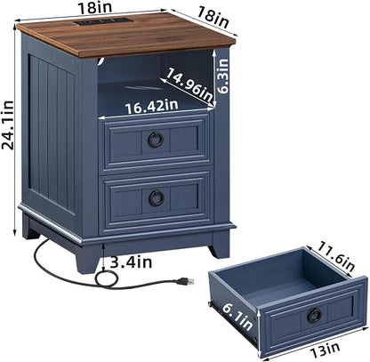 Farmhouse Coffee Table Set of 3, Furniture Set - Image 3