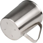 Measuring Cup, Stainless Steel Measuring Cup (48 Ounce, 1.5 Liter-6 Cup), Heavy- Duty Frothing Pitcher, Milk Frothing Pitcher Milk Frother Cup with Marking with Handle for Espresso Machines