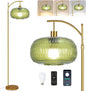 QIYIZM Glass Floor Lamp for Living Room by QIYIZM