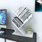 Godferyxin Tree Bookshelf, 3-Tier Small Bookcase by Godferyxin