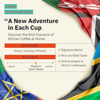 Kochere Horn of Africa Signature Blend Whole Bean Coffee – 1LB – Single Origin Components, Freshly Roasted to Order – Artisanal Medium Roast – Bold, Complex, and Fruity Notes – Organic, Farm Direct Specialty Coffee