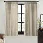 MIULEE Burlywood Birch Pinch Pleated 100% Blackout Curtains 40x63 Inches | Room by MIULEE