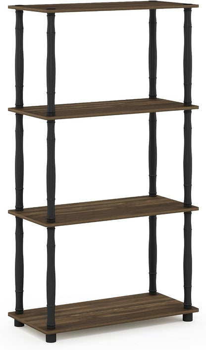 Furinno Turn-N-Tube 4-Tier Multipurpose Shelf Display Rack, Classic Tubes - Image 5