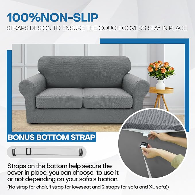 XINEAGE 2026 New 3 Pieces Couch Covers - Image 7