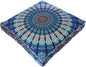 Mandala Floor Pillow Cover Meditation Cushion Seating Throw Hippie Round by EyesofIndia