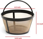GoldTone Brand Reusable 8-12 Cup Basket Coffee Filter fits Mr. Coffee Makers and Brewers. BPA Free - (2 PACK)