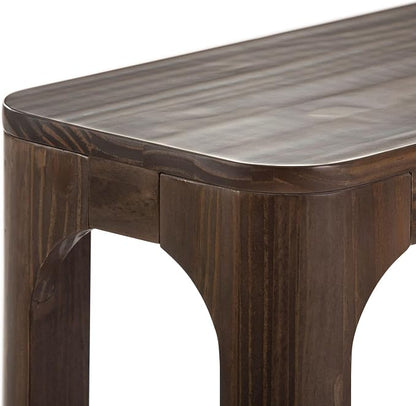 Plank+Beam Forma Console Table, 46 Inch, Solid Wood Sofa Table, Entryway Table - Image 6