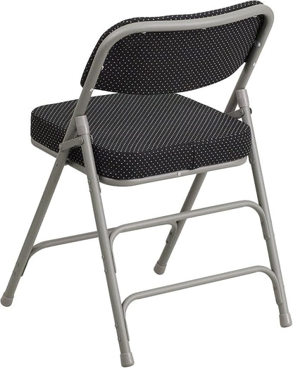 Flash Furniture 2 Pack HERCULES Series Premium Curved Triple Braced & Double - Image 6