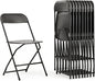 Flash Furniture Hercules Set of 10 Indoor/Outdoor Heavy-Duty Plastic Folding by FlashFurniture
