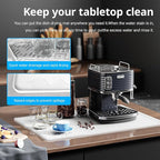 Silicone Coffee mat 24''x16'' – Non-Slip Bar Mat with Detachable Drying Layer for Espresso Machines, Countertops & Dish Racks