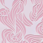 Cake Stencil - Seamless Delicate Pattern for Decorating Tall Double Barrel Cake to Use with Buttercream, Royal Icing, Ganache, Paint, Airbrush (Riya)