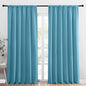 NICETOWN 2 Panels Blackout Curtains, Rod Pocket Thermal Insulated Drapess by NICETOWN
