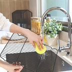 P&P CHEF Cooling Baking Rack Pack of 2, Stainless Steel Cooling Racks for Cooking Baking Roasting Grilling Drying, Dense Wires & Smooth Edge, Easy to clean, Black, 16.6" x 11.5"