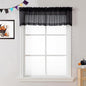 2 Panels Black Valance by OVZME