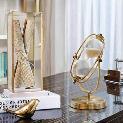 Golden Embossed Hourglass Timer - Image 8