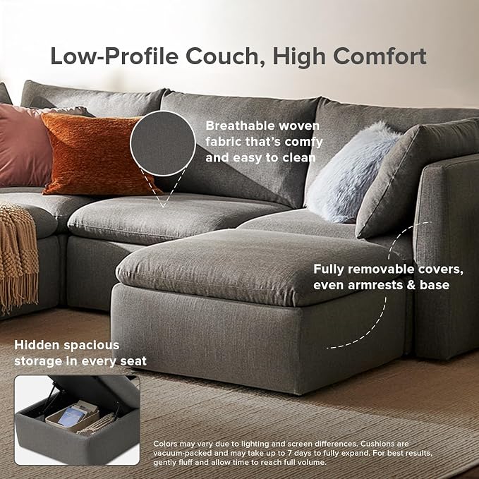 mopio Oversized Modular Sectional Sofa - Image 6
