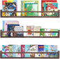 AZSKY Nursery Book Shelves Deep Walnut Wall Mount Floating Book Shelf by AZSKYMakeyourlifebetter