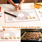 2PCS 9Inch Round Banneton Bread Proofing Basket Sets,Sourdough Bread Baking Supplies with Linen Liners,Silicone Bread Sling,Danish Whisk,Scoring Cutter,Dough Scraper