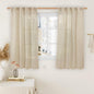 Semi Sheer Linen Curtains 48 Inch Length 2 Panels, 34 x 48 Inch | Light by LAMIT