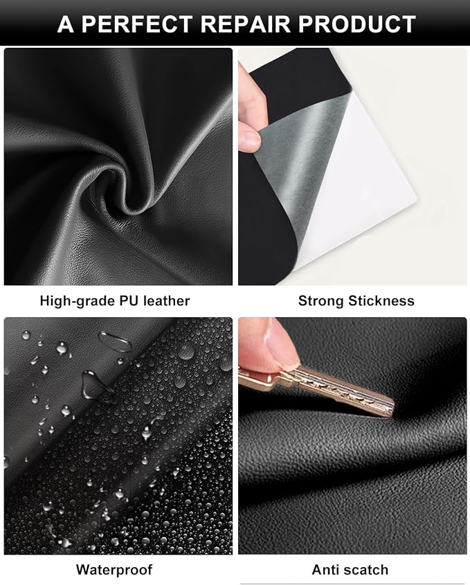 Numola Leather Repair Patch 8×11 inch Self-Adhesive Leather Repair Tape - Image 5