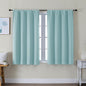Simplebrand Ava Aqua Short Blackout Curtains by Simplebrand