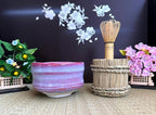 Japanese Traditional Handcrafted Matcha Chawan Tea Bowl Cup Ceremony Tableware Pottery (Sakura Unofu)