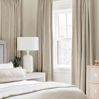 MIULEE 100% Blackout Linen Curtains - Image 2