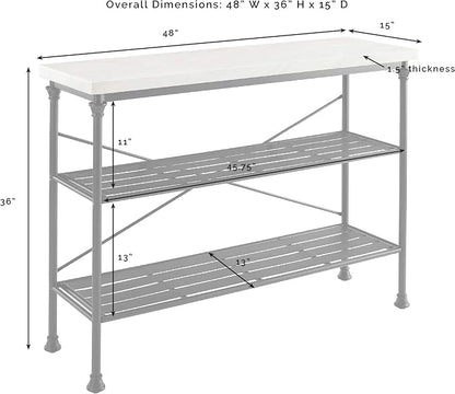 Crosley Furniture Madeleine Sofa Console Table - Image 3