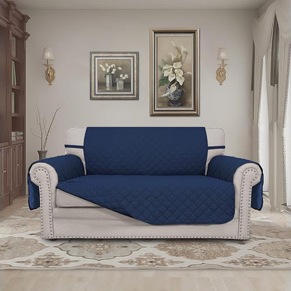 Easy-Going Reversible Couch Cover, 2 Cushion Sofa, Water Resistant Furniture Mat - Image 2