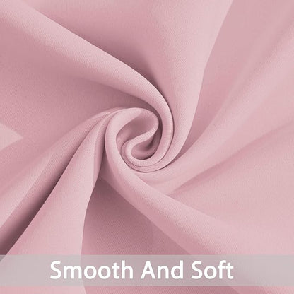Yakamok Room Darkening Curtains 52x72 inch Long Pink-Living Room | 2 panels - Image 5