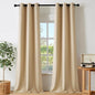 NICETOWN Blackout Biscotti Beige Curtains 84 inches Long, Thermal Insulated by NICETOWN