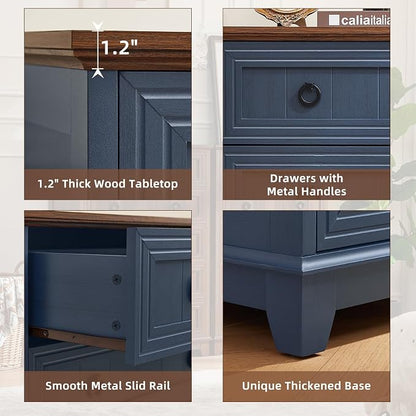 Joaxswe Farmhouse 5 Drawer Dresser - Image 7