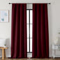 Simplebrand Ava Burgundy Blackout Curtains by Simplebrand