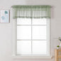 Chyhomenyc Sheer Sage Green Valances by Chyhomenyc
