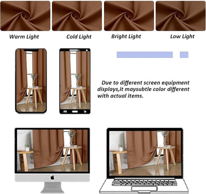 Simplebrand Ava Sun Baked Blackout Curtains - Image 9